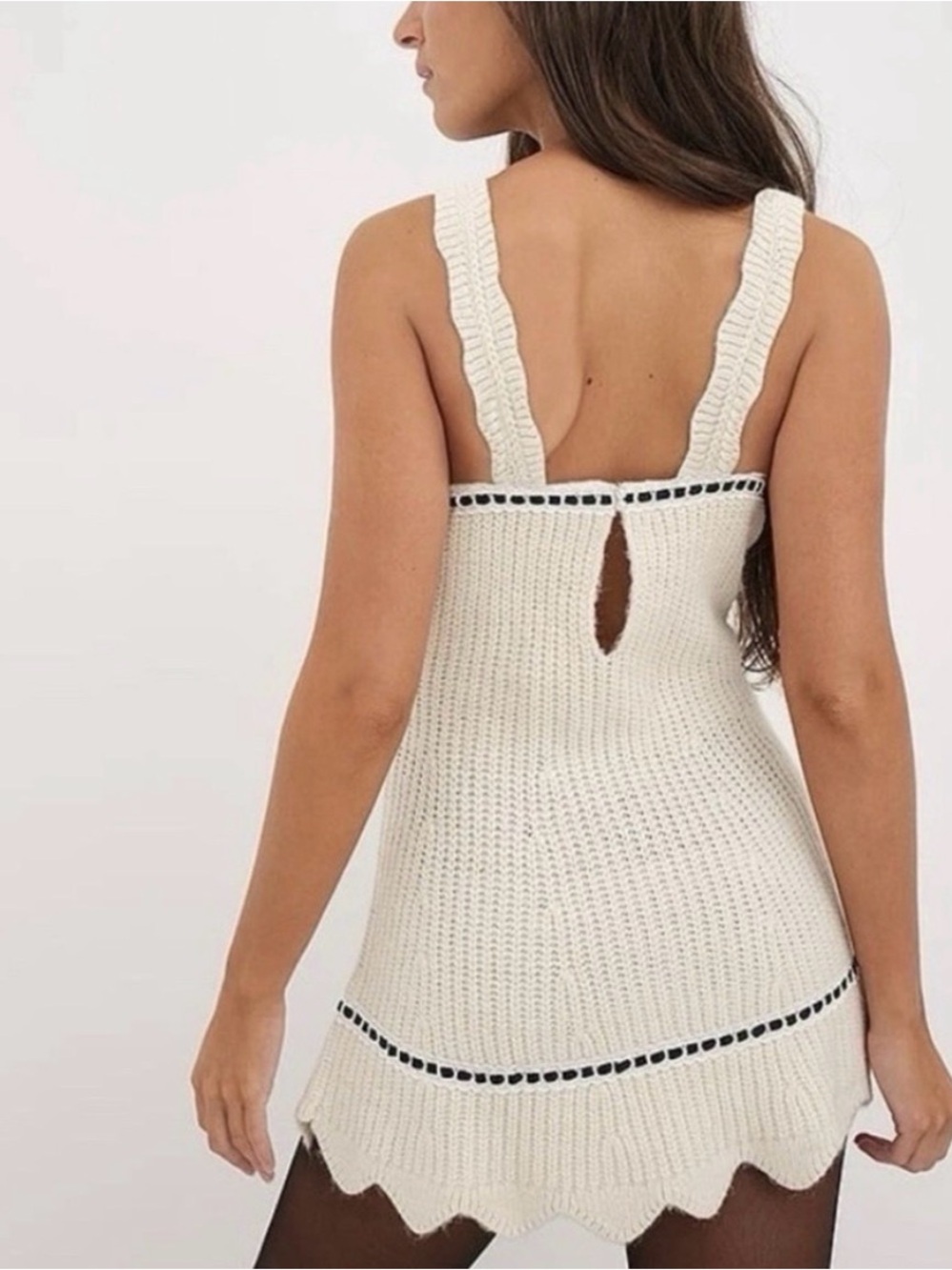 For Love & Lemons ‘Jade’ Crochet Mini Dress - Picture 2 of 4